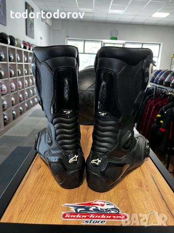 Mото Ботуши ALPINESTARS SMX-5 BLACK,номер 44,оригинални,много запазени 232.74 лв. / 119 €, снимка 4 - Аксесоари и консумативи - 54962797