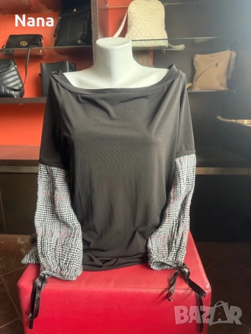 ВСИЧКО ПО 7€ ЗА БРОЙ ДАМСКИ БЛУЗИ И ТУНИКИ НАМАЛЕНИ!, снимка 14 - Блузи с дълъг ръкав и пуловери - 54182732