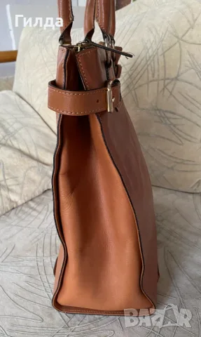 Massimo Dutti чанта естествена кожа, снимка 5 - Чанти - 55537685