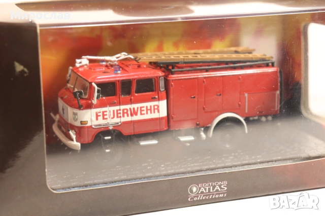 1/72 ATLAS ИФА IFA КАМИОН ПОЖАРНА МОДЕЛ КОЛИЧКА, снимка 3 - Колекции - 54303024