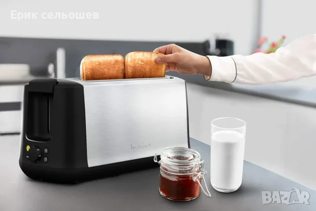 Moulinex Subito Select Тостер 2 филии от неръждаема стомана, снимка 2 - Тостери - 55422217