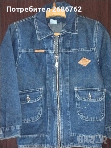 Дънкова сакетка размер до 122-128см.