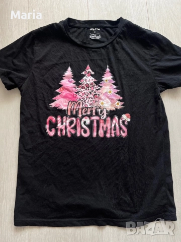 SHEIN дамска коледна тениска Merry Christmas S