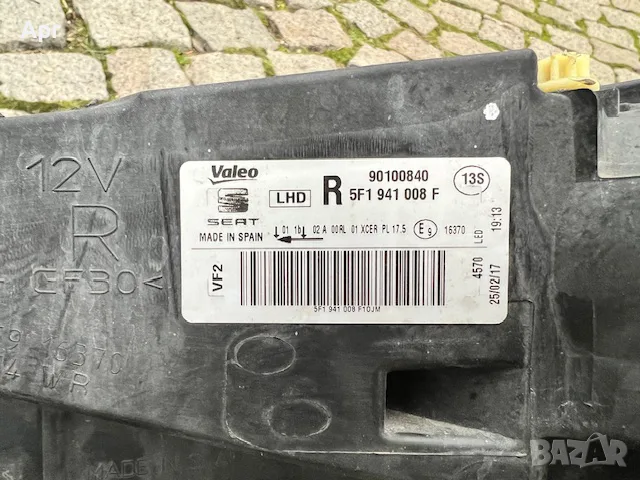 десен FULL LED фар за СЕАТ ЛЕОН / SEAT LEON 2017-2023г, снимка 4 - Части - 55333939