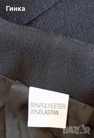 Дамска черна пола от стреч , снимка 8 - Поли - 54312770