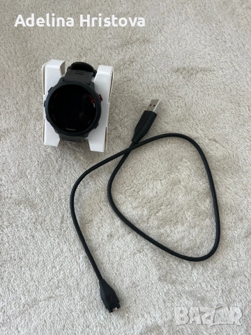 Garmin Forerunner 55 GPS спортен часовник – отлично състояние, с кутия и зарядно, снимка 9 - Друга електроника - 54768285