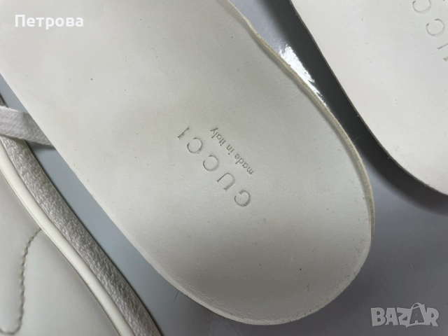 Кожени маратонки Gucci Ace 39 Оригинал, снимка 12 - Маратонки - 54713567