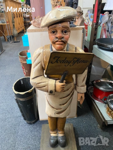 Голяма декоративна фигура - ГОТВАЧ. , снимка 2 - Статуетки - 54003740