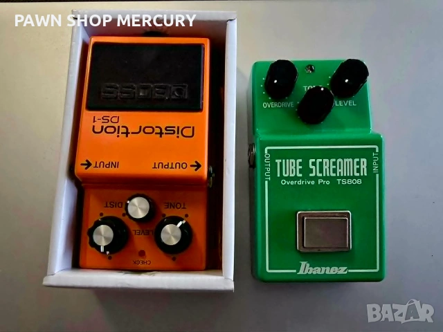 Продавам 4 ефектa за китара BOSS, Ibanez, Electro Harmonix Little Big Muff