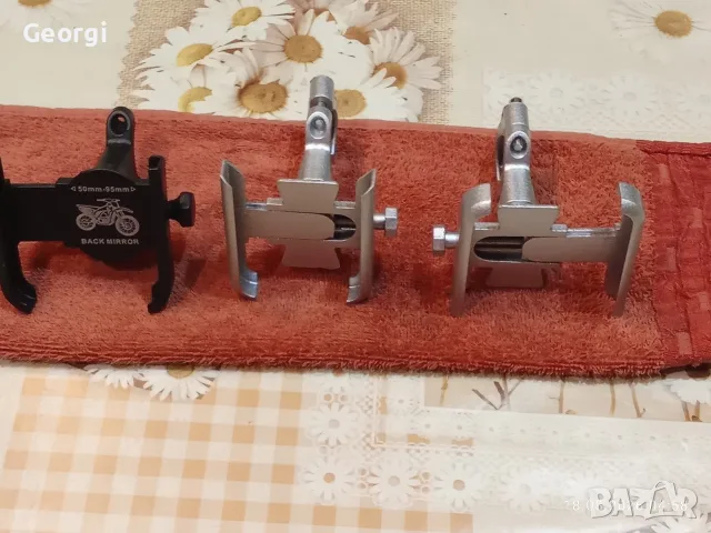 Стойка Държач за телефон метални, снимка 3 - Аксесоари за велосипеди - 55703271