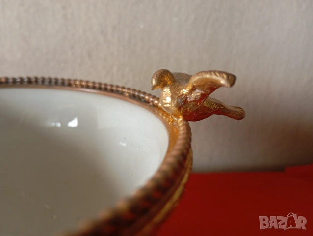 Винтидж купичка,захарница,бонбониера "лимож", снимка 3 - Други ценни предмети - 48050755