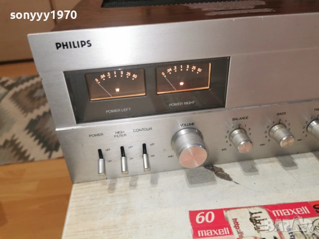 PHILIPS 594 AMPLIFIER-ВНОС SWEDEN 1204260816LCHERY1, снимка 2 - Ресийвъри, усилватели, смесителни пултове - 54170251