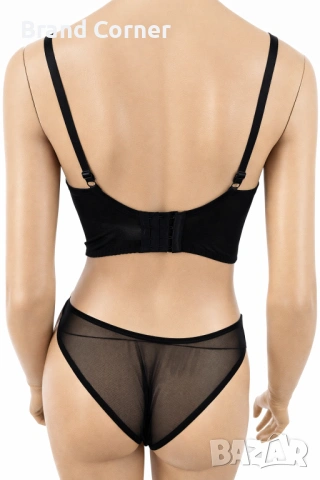 Hunkemöller сутиен/корсет с дантела и меки чашки – размер 75D, снимка 4 - Корсети, бюстиета, топове - 54550278