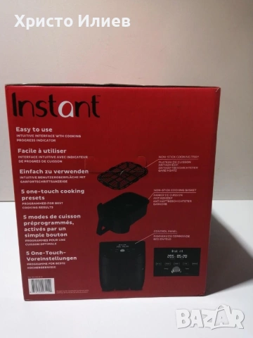 Фритюрник горещ въздух InstantPot Vortex Slim 5.7L еърфраер, снимка 8 - Фритюрници - 54745715
