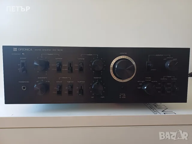 SHARP OPTRONICA SM 3636 .44.2 X 14.4 X 36.3 . 14.5. кг усилватела е в перфектно състояние , снимка 2 - Ресийвъри, усилватели, смесителни пултове - 55506300