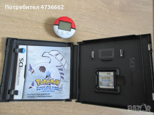 Pokemon Soul Silver with PokeWalker, снимка 5 - Игри за Nintendo - 54455014