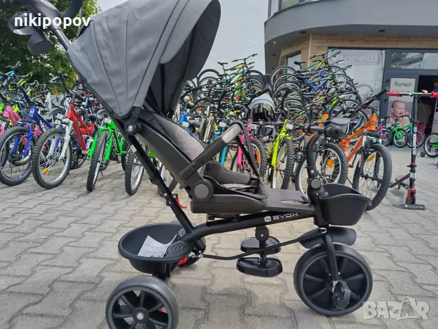 BYOX Детска триколка SUMMER сив, снимка 12 - Детски велосипеди, триколки и коли - 55440424