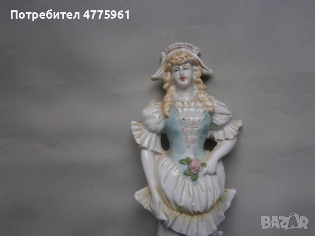 Порцеланова фигура 23см., снимка 2 - Колекции - 54660327