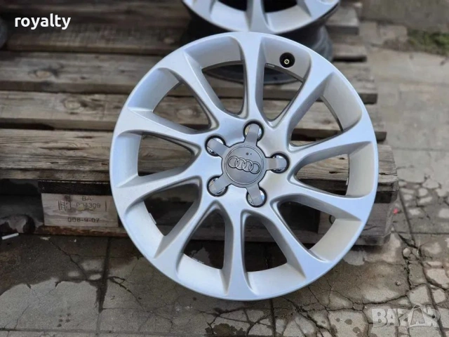 5х112 16 Джанти Audi A3 A4 A6 Ауди 5x112 Оригинални на Ауди ET 46, j 6.5, Централен отвор 57.1 Без к, снимка 4 - Аксесоари и консумативи - 55010525