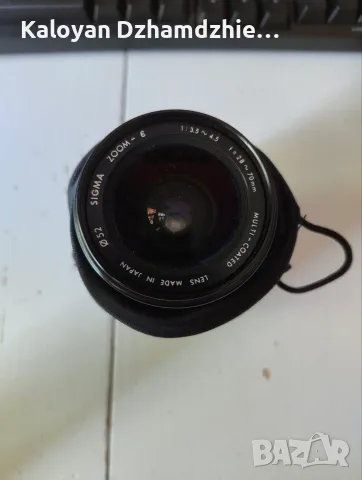 SIGMA ZOOM-ε 1:3.5~4.5 f=28~70mm MF MULTI-COATED 52Φ , снимка 2 - Обективи и филтри - 55486046