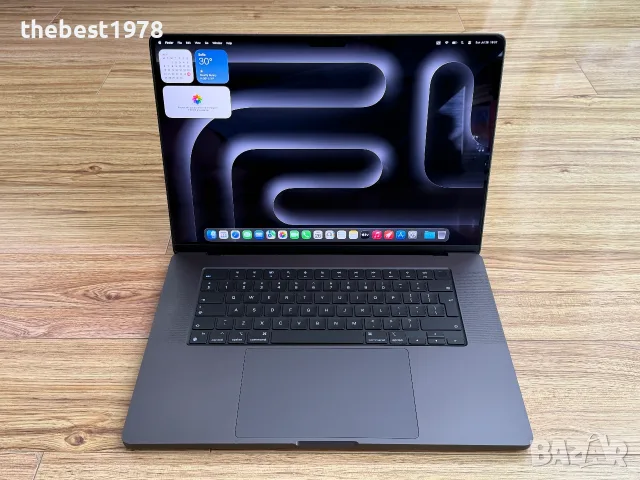 MacBook Pro 16`M4 Pro/14 CPU/20 GPU/24GB RAM/512GB SSD/1 Година Гаранция/Батерия 100%, снимка 2 - Лаптопи за работа - 55424330