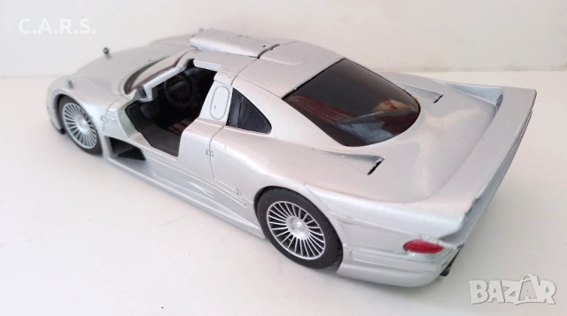 Mercedes Benz CLK-GTR Street Version MAISTO 1:26, снимка 2 - Колекции - 54699019