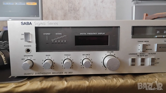 Saba Sigma series PS 960 - висок клас винтидж ресийвър, снимка 2 - Ресийвъри, усилватели, смесителни пултове - 54399693