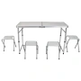 Сгъваема Градинска Маса + 4 стола, снимка 2