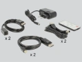 DeLock 2-портов DisplayPort и USB KVM превключвател / KVM / USB превключвател / USB / 2 x KVM / USB , снимка 2