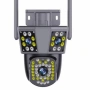 Тройна камера за наблюдение, работи с WiFi, 9 MP,Ultra HD, снимка 1