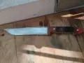 Стар голям Соц. български нож - касапски, снимка 2