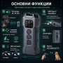 Мощен ултразвуков кучегон самозащита агресивни кучета защита лаене дресировка USB зареждане фенер, снимка 2
