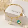 Дамски позлатени гривни Pandora 💎, снимка 5