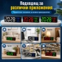 LED електронен настолен часовник с температура влажност USB аларма будилник дигитален големи цифри, снимка 8