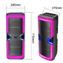 Bluetooth караоке тонколона GY-8847 с Led осветление, снимка 2