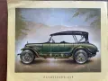 Общо 35 Автомобилни литографии с модели от 30те г. печатани през 60те, снимка 16