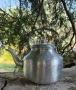Ретро алуминиев чайник AHMAD TEA (с щампа звезда) колекционерски, снимка 4