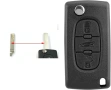 Кутийка за ключ с 3 бутона CITROEN & PEUGEOT, HU83, CE0523, снимка 9