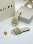 Celine Нови Стилни Дамски Чехли Различни Цветове , снимка 6