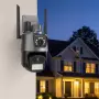 Двойна Smart WiFi безжична IP 6MPX камера 15108 + Подарък Карта памет HIKSEMI NEO 64GB 24369, снимка 3