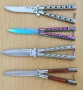 Сгъваем нож пеперуда /Butterfly Knife/-3 модела  , снимка 4