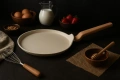 Тиган за палачинки Voltz Nice, 26x1.5см., Кован алуминий, Мраморно покр., Индукция, Кремав меланж, снимка 2