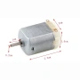 Комплект от 6 броя DC моторчета Mini 130 3V-6V 9100 RPM – за роботи, вентилатори и DIY проекти 10444, снимка 5