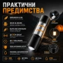 Силен акумулаторен фенер LED къмпинг осветление лампа 300 лумена USB за риболов палатка аварии мощен, снимка 7
