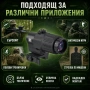 Оптичен увеличител за прицел 3x увеличение STS монтаж бързо освобождаване за пушка оръжие еърсофт, снимка 7