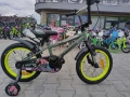 X Детски велосипед 16" MONSTER зелен, снимка 1