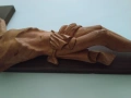 Голям кръст Разпятие Христово изцяло от дърво ръчно изработен, снимка 3