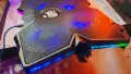 Охладителна подложка Klim Wind RGB за лаптопи до 17.3 инча черна rgb осветление с кутия като нова, снимка 13