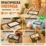 Голяма мултифункционална настолна лупа за четене шиене бродиране плетене компютър лаптоп книга, снимка 5