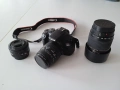 Фотоапарат Canon 1300D и три обектива към него, снимка 4
